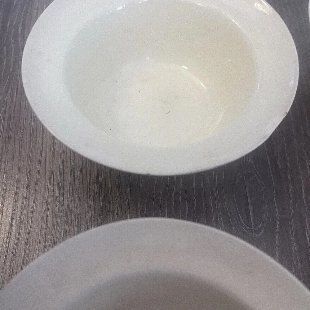 Wedgwood‎ Patrician Ramekins (4) Each With Some Chips And Or Staining